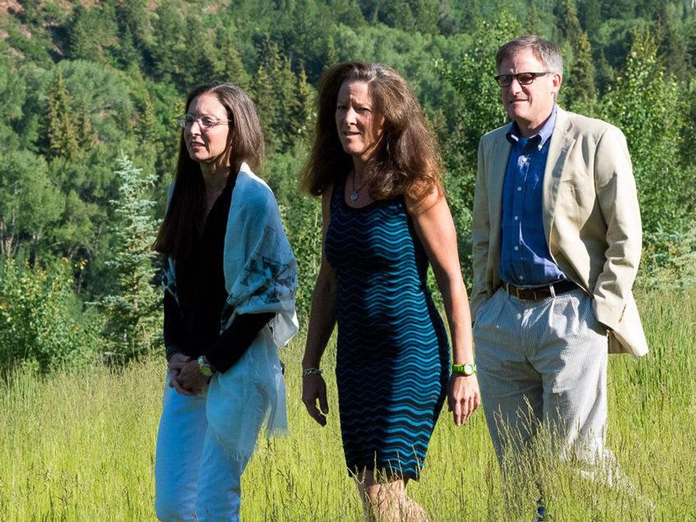 St. Luke's Hospital in Aspen July 2013 Melanie Margolis, Nancy Risman Margolis, Larry Margolis