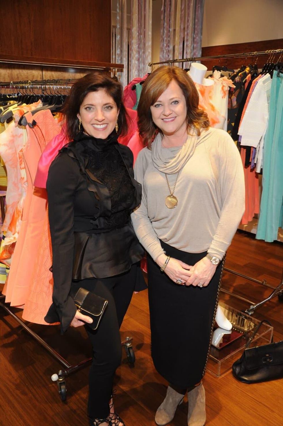 Stacey Lindseth, Diane Kiecke at Passion for Fashion party at Elizabeth Anthony