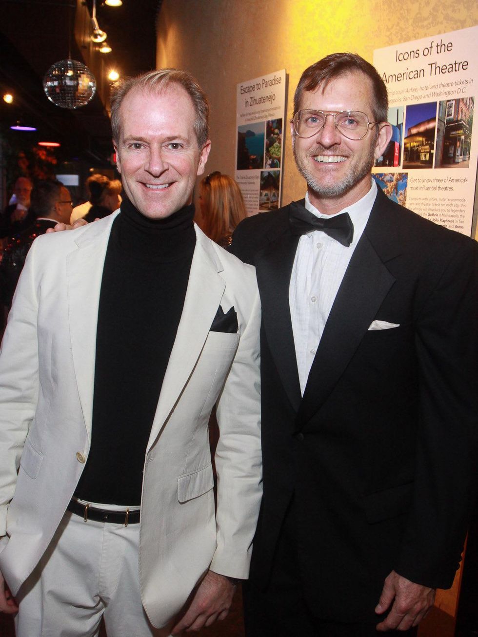 Stages Repertory Theatre gala, April 2013, Chairs Shannon Hall, left, and Marcus Sloan