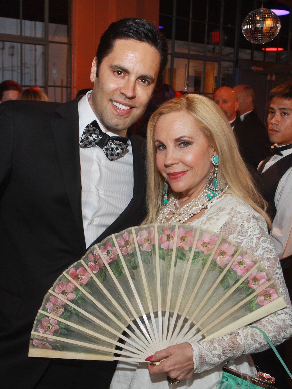 Stages Repertory Theatre gala, April 2013, Gabe Canales and Carolyn Farb