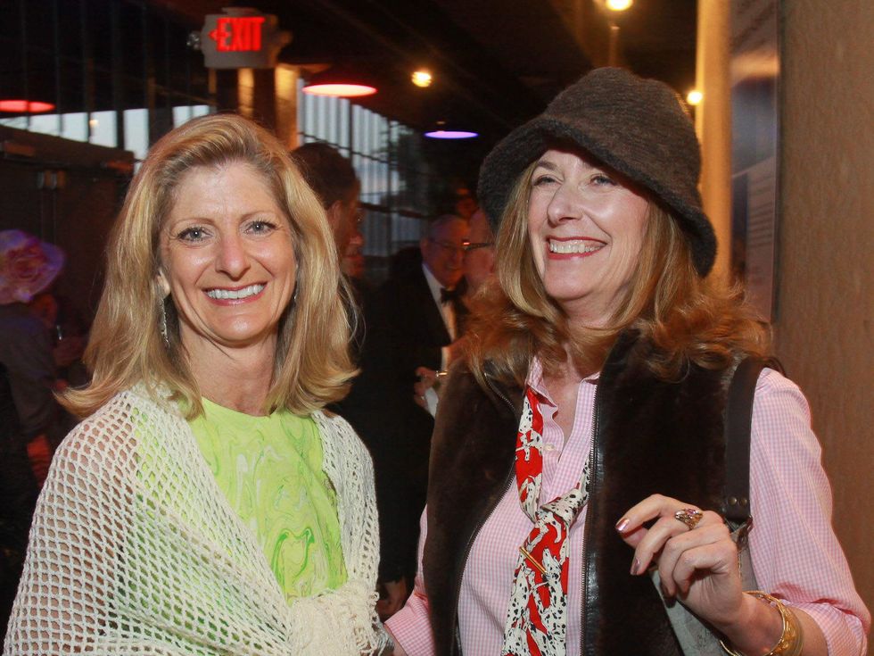 Stages Repertory Theatre gala, April 2013, Lori Priess, left, and Rita Monahan