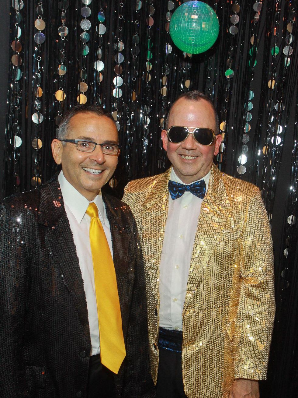 Stages Repertory Theatre gala, April 2013, Ramiro Fonseca, left, and Tim Martinez