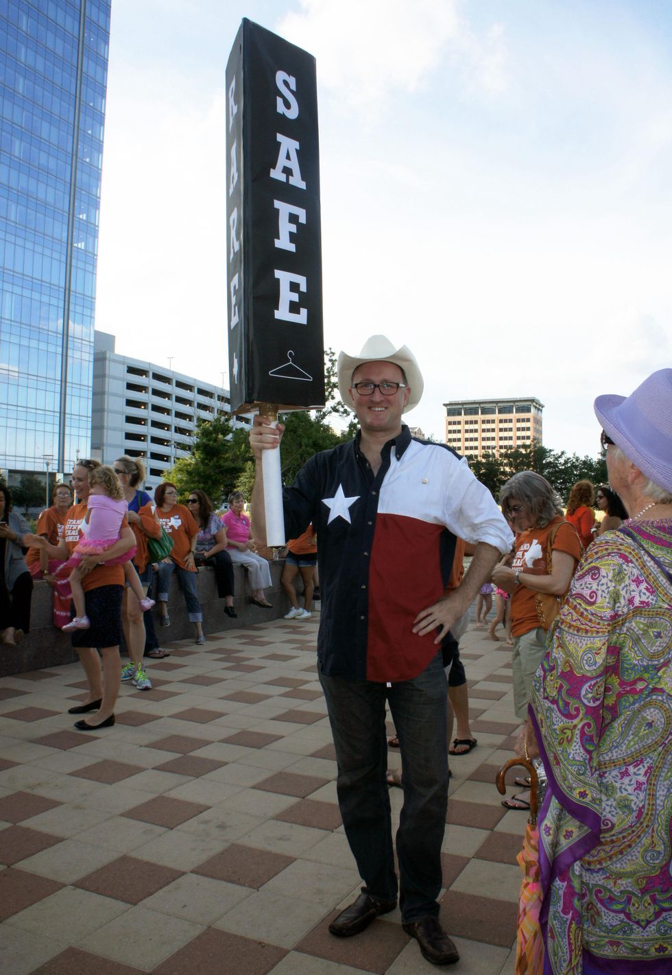 Stand With Texas Women Discovery Green