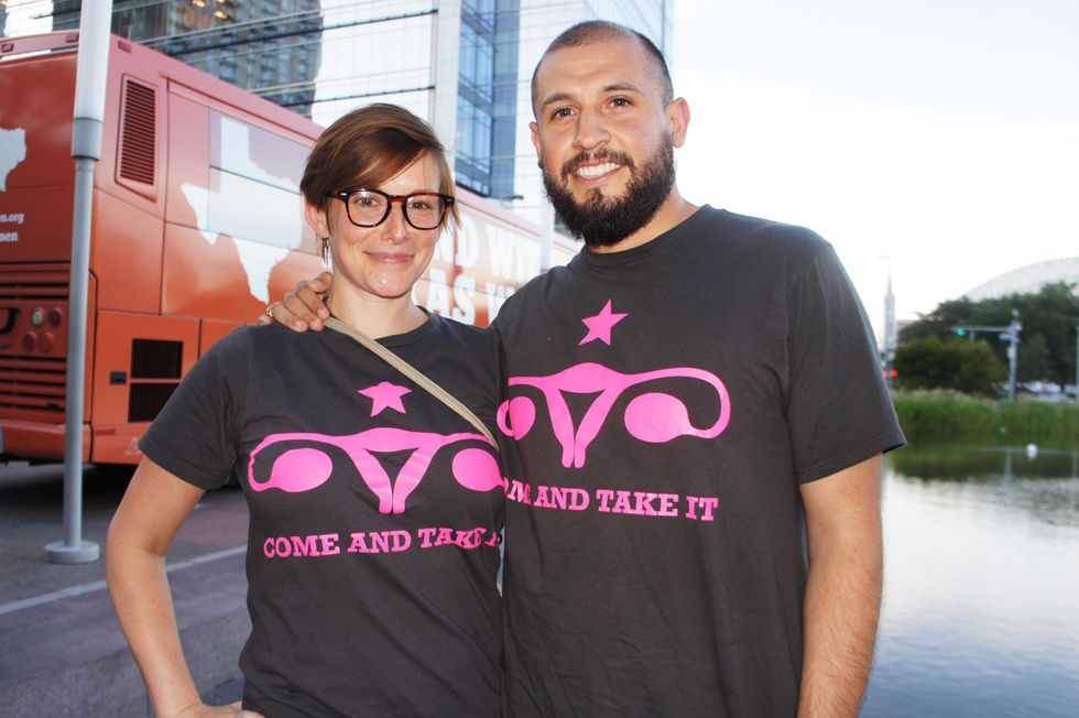 Stand With Texas Women Discovery Green