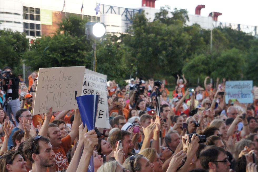 Stand With Texas Women Discovery Green