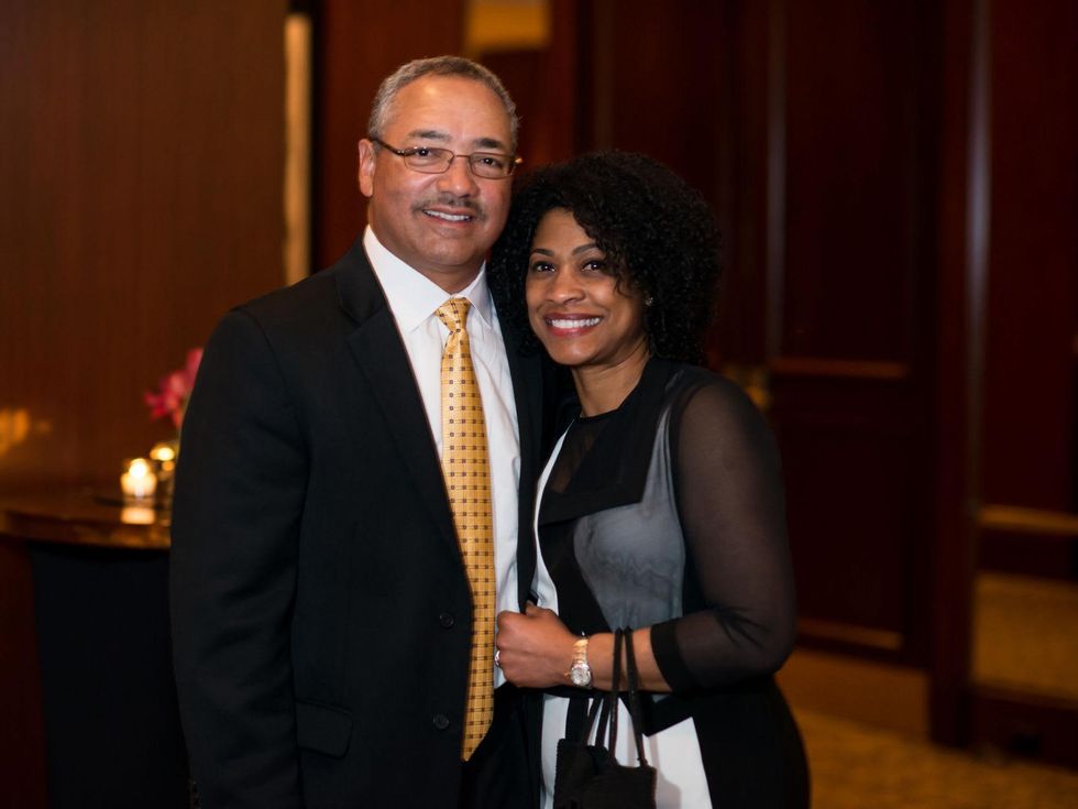 Stanford and Chrissy LeBlanc at the Crisis Intervention Gala April 2014