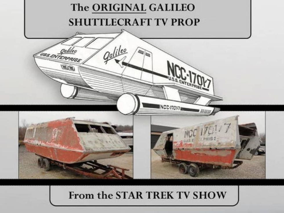 Star Trek Enterprise before restoration