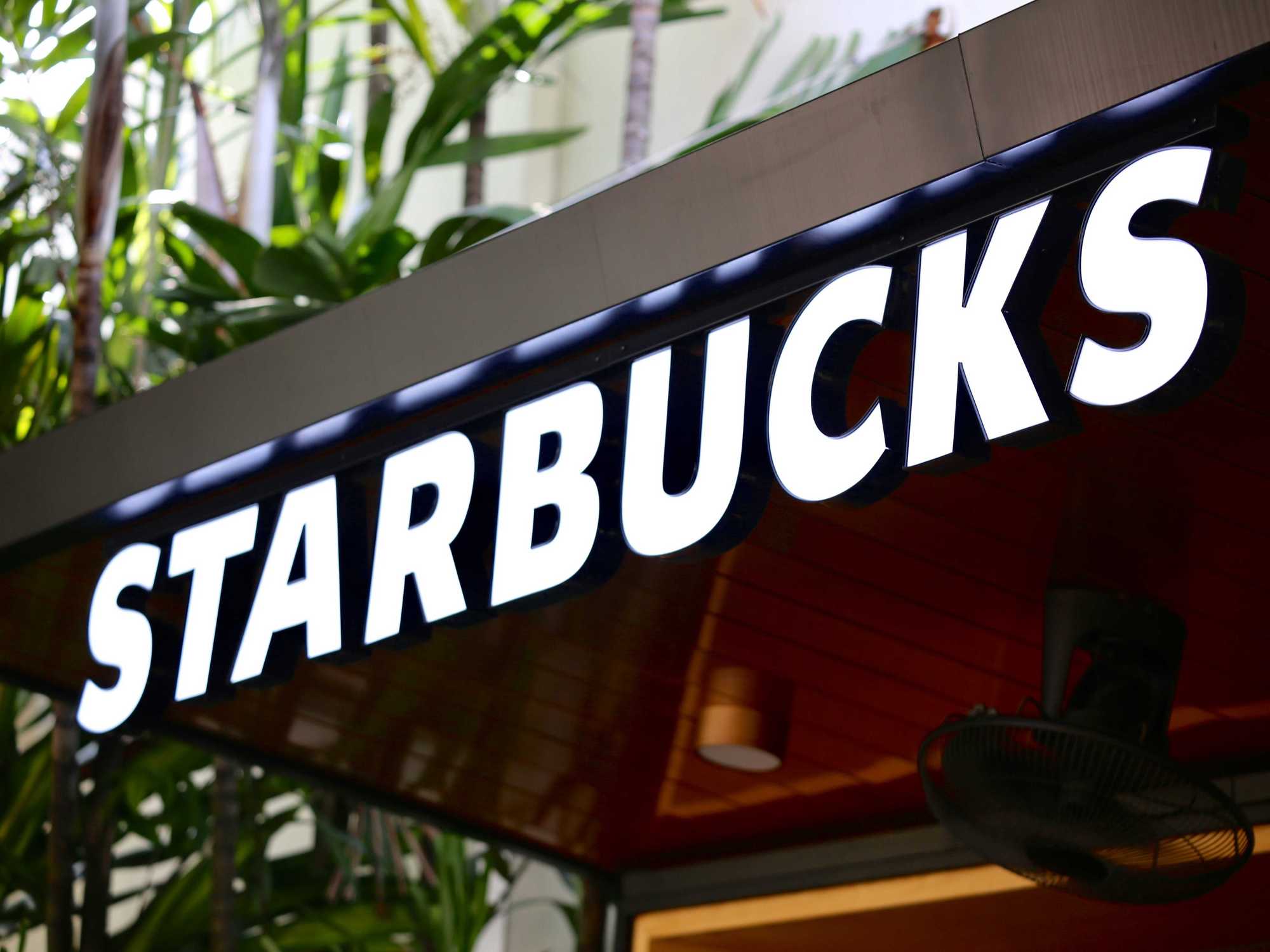 Starbucks store sign