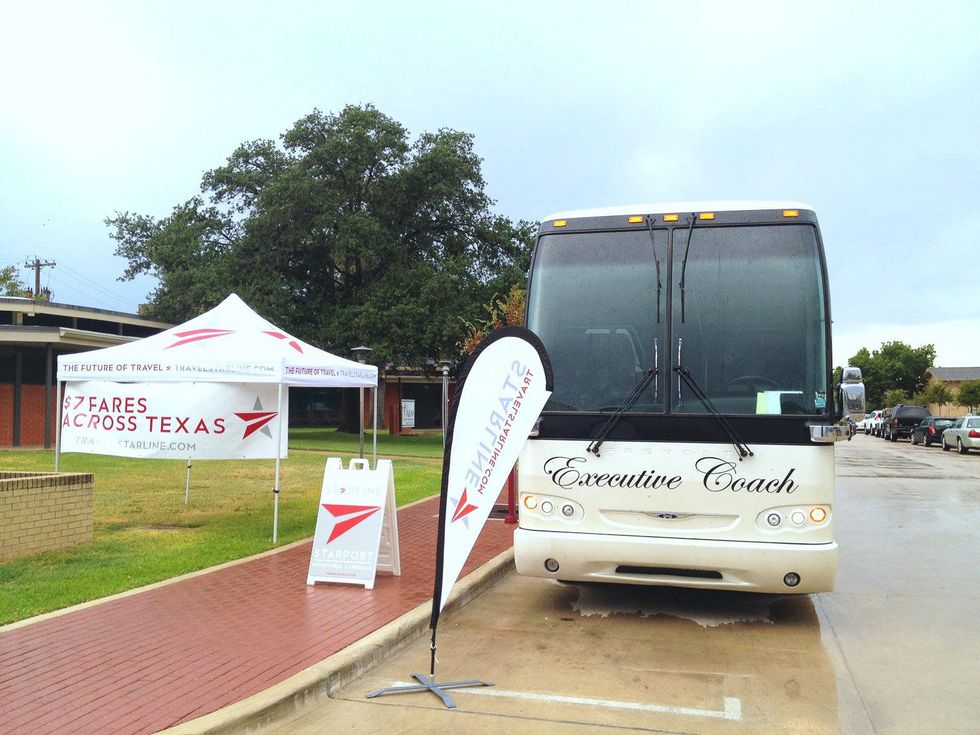 Starline bus service to football games bus September 2013