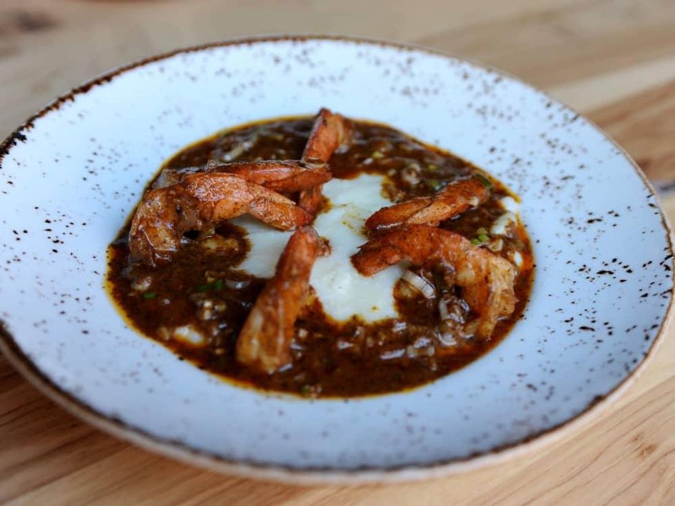 State Fare shrimp and grits