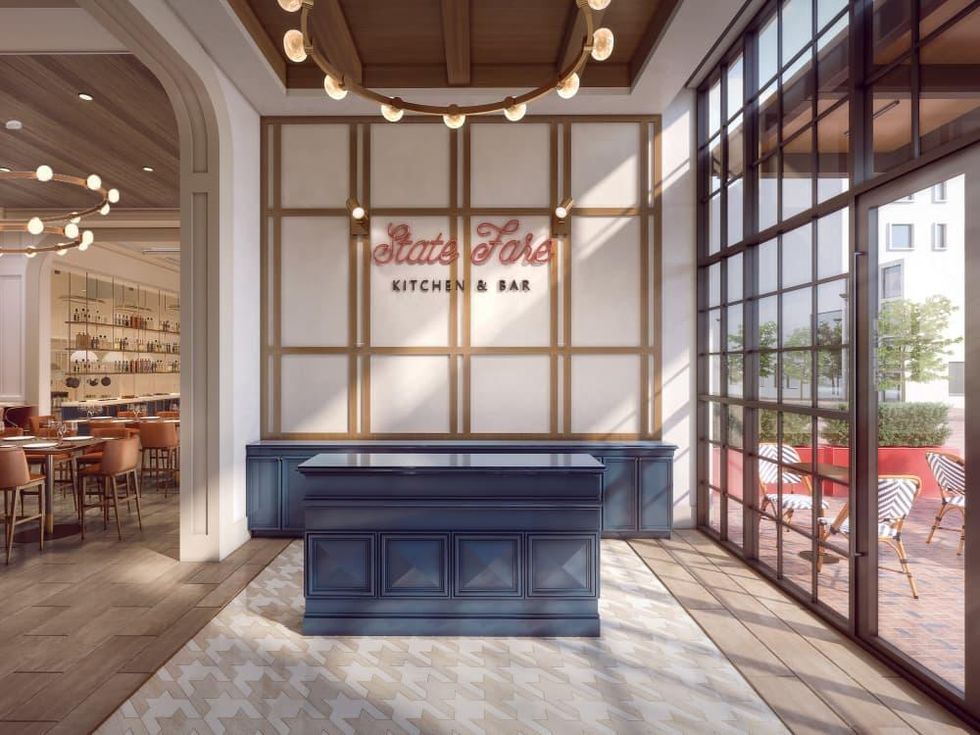 State Fare Woodlands entry interior