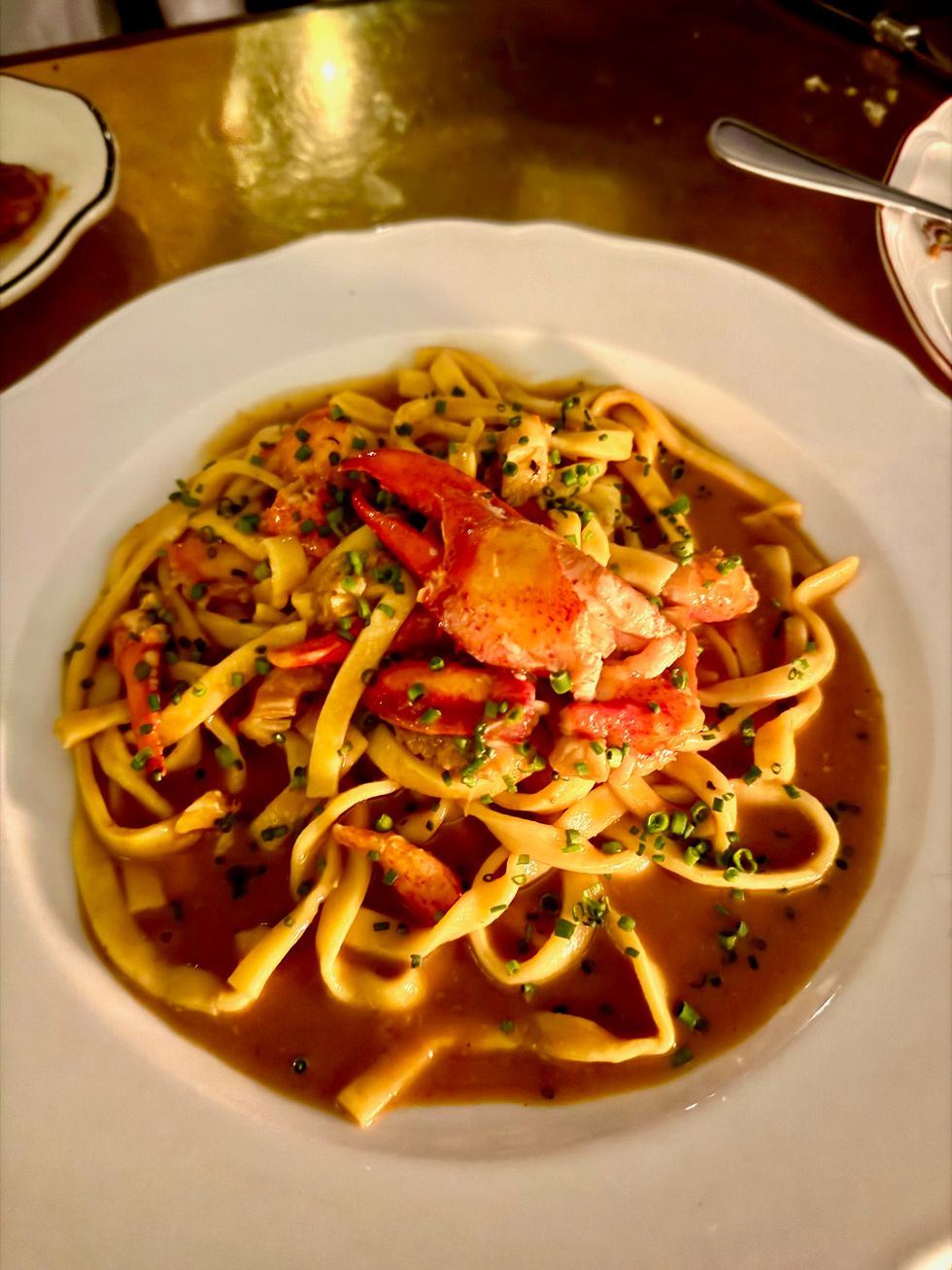 State of Grace lobster fettuccine