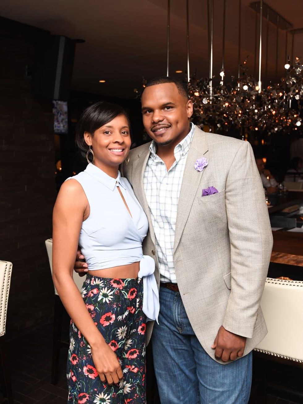 Steak 48 Opening dinners, 6/16, LaToya Pitts, Chester Pitts
