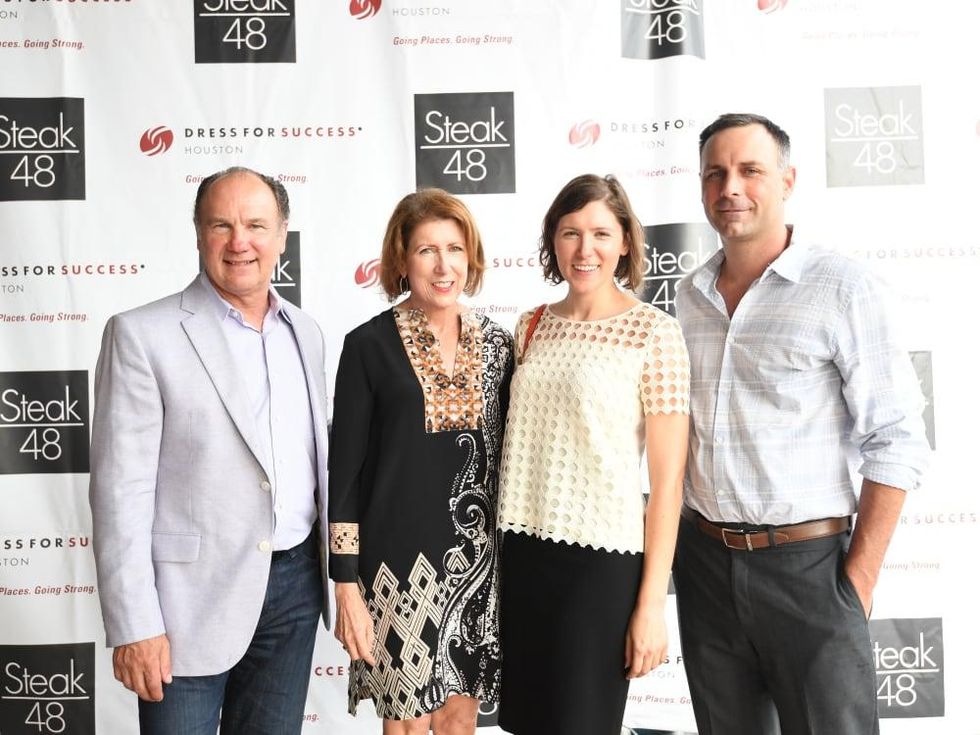 Steak 48 Opening dinners, 6/16, Mark and Deborah Kobelan, Michelle Kobelan, Scott Kneeland.
