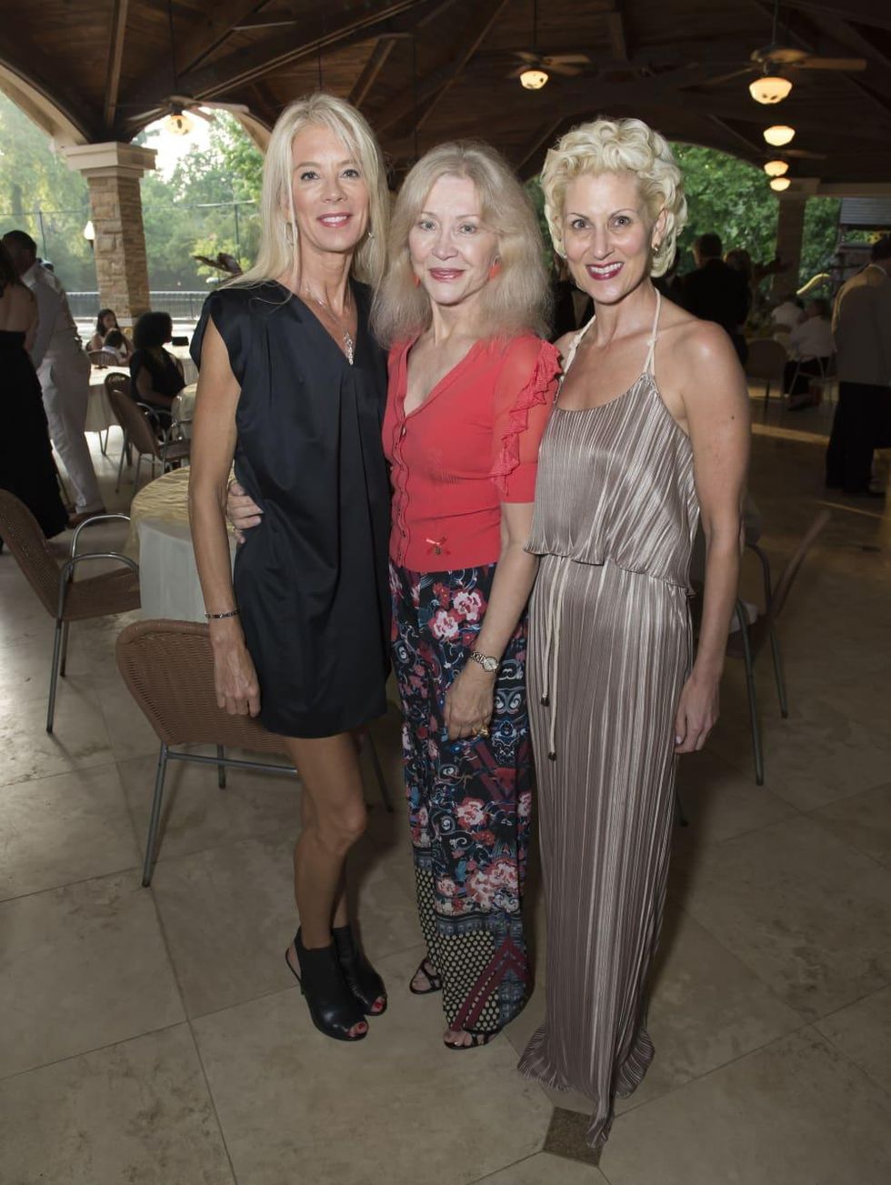 Steele party, Tama Lundquist, Astid Van Dyke and Paula Mott