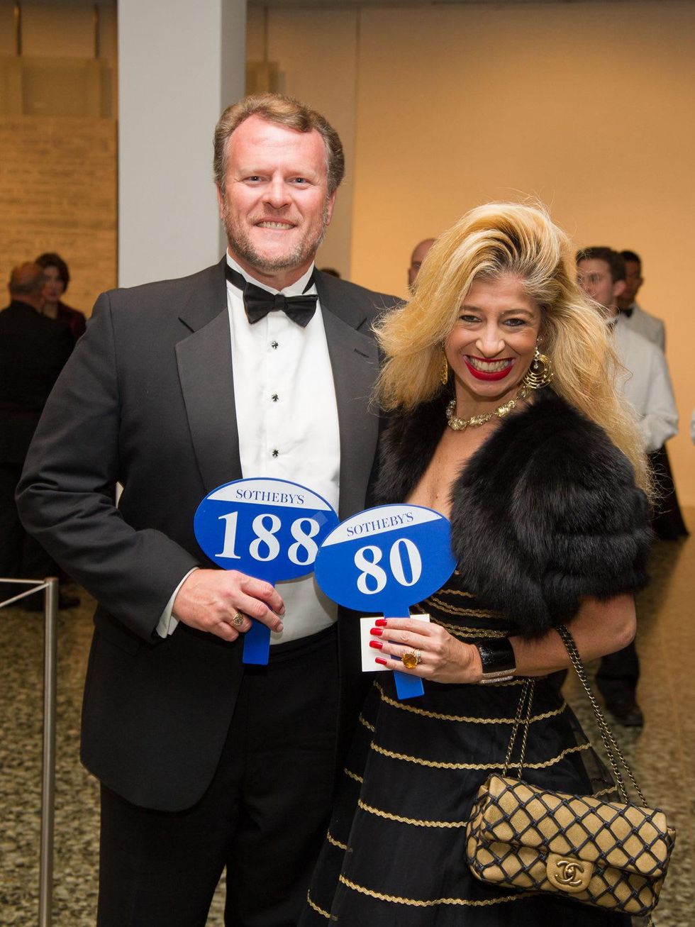 Sten Gustafson and Sofia Adrogu\u00e9 at the MFAH Latin American Experience November 2013
