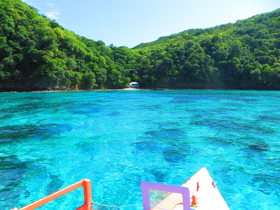 Stephan Lorenz Tobago travel February 2015 The prefect waters for snorkeling off Little Tobago