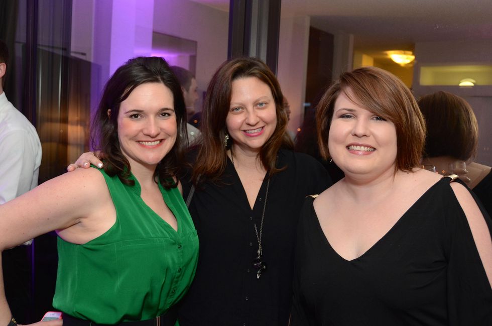 Stephanie Summerall, from left, Julie Soefer and Lisa Hopkins at the Flavour launch at Hotel Derek February 2015
