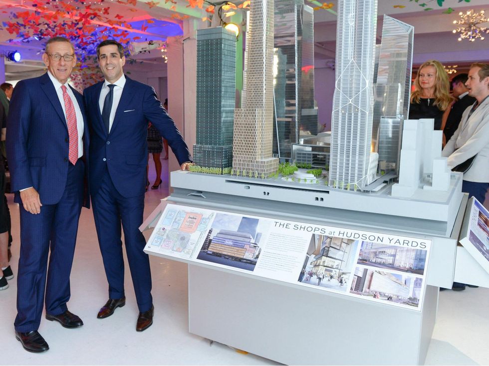 Stephen M. Ross and Jim Gold at Neiman March New York party