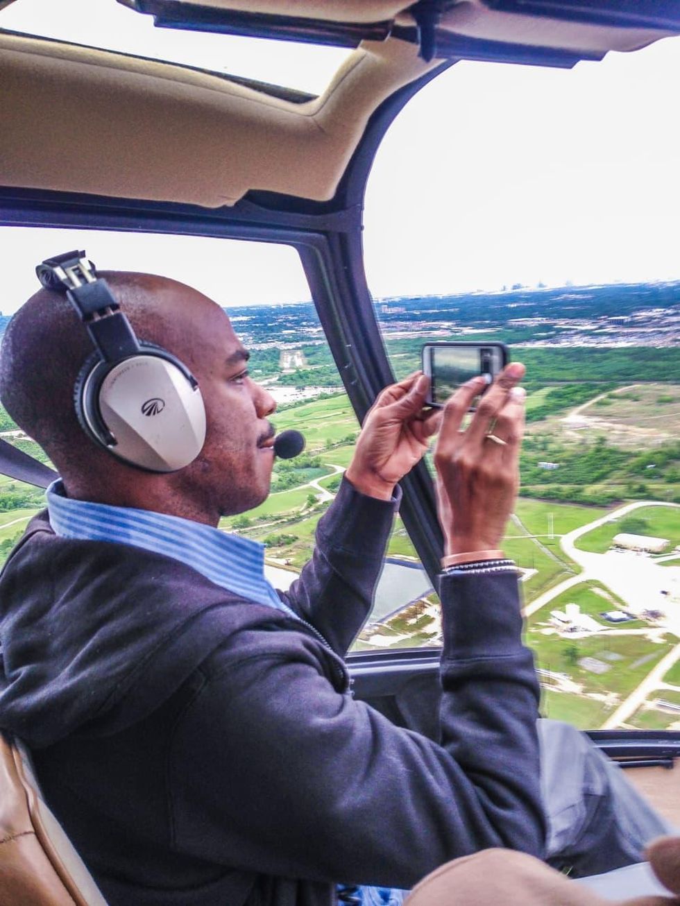 Stephen Wiltshire helicopter