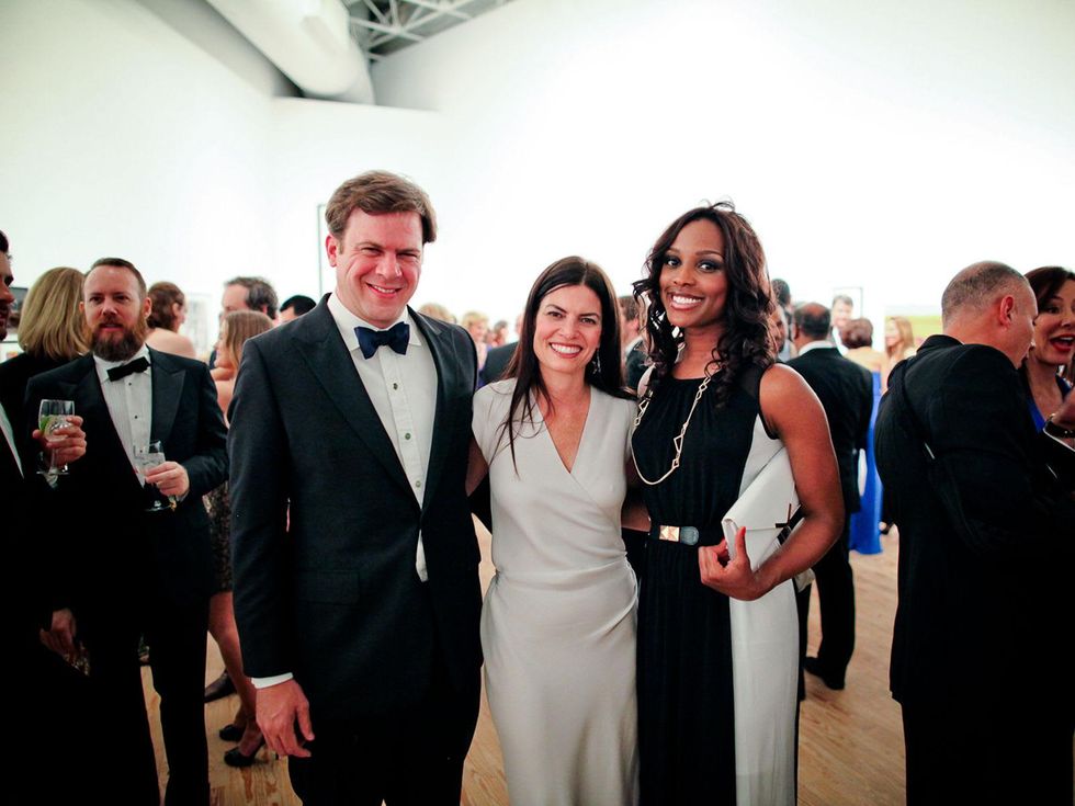 Steve and Ashley Putman, from left, with Alecia Harris at the CAMH Gala April 2014