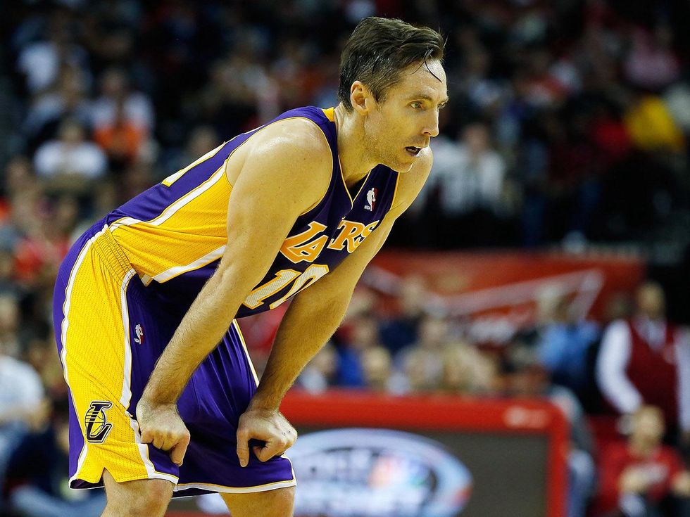 Steve Nash, Lakers, basketball, January 2013