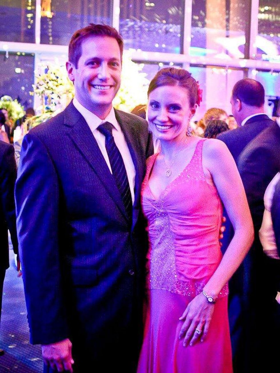 Steven and Heidi Skiff at Bering Omega's Sing for Hope after-party