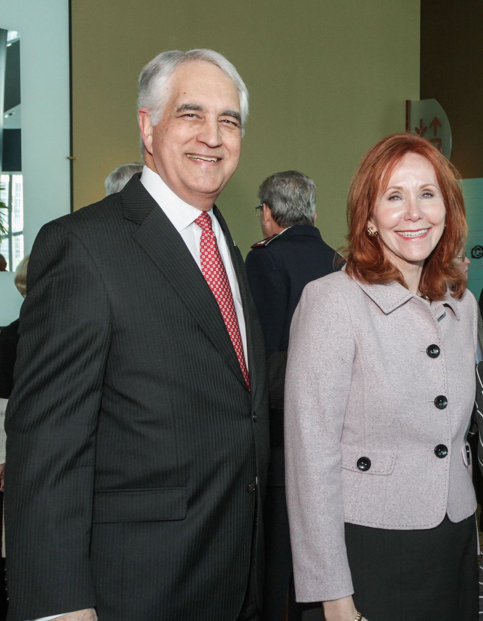Steven and Judi Howell at the Salvation Army annual luncheon November 2014