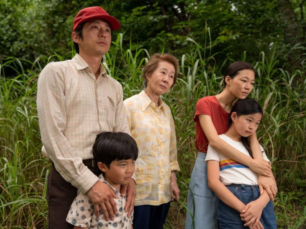 Steven Yeun, Alan S. Kim, Youn Yuh-jung, Yeri Han, and Noel Cho in Minari