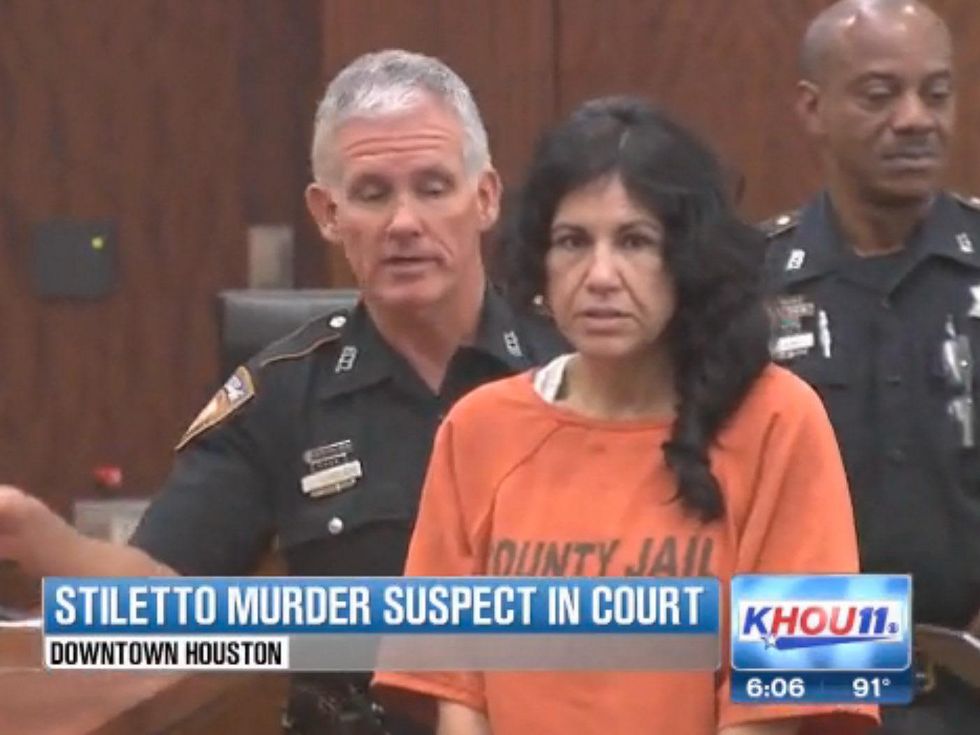 stiletto heel murder Ana Lilia Trujillo in court July 18, 2013 RUN FLAT