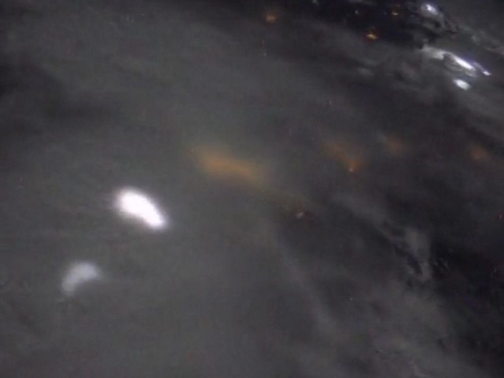 Still image from Reid Wiseman video