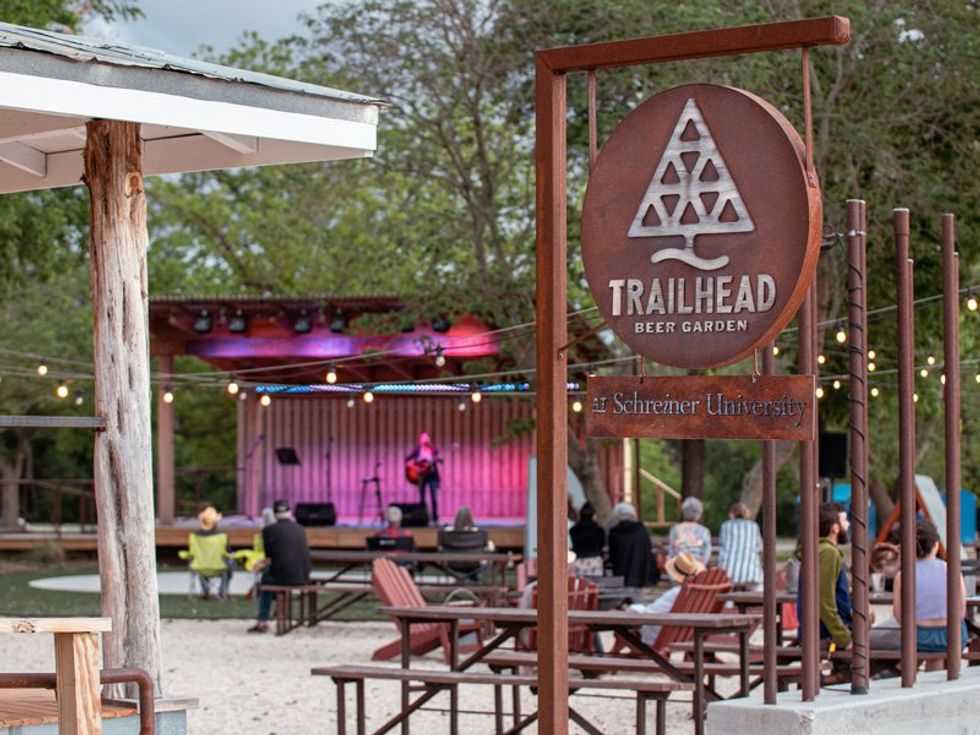 Stop for a pint at Trailhead Beer Garden.