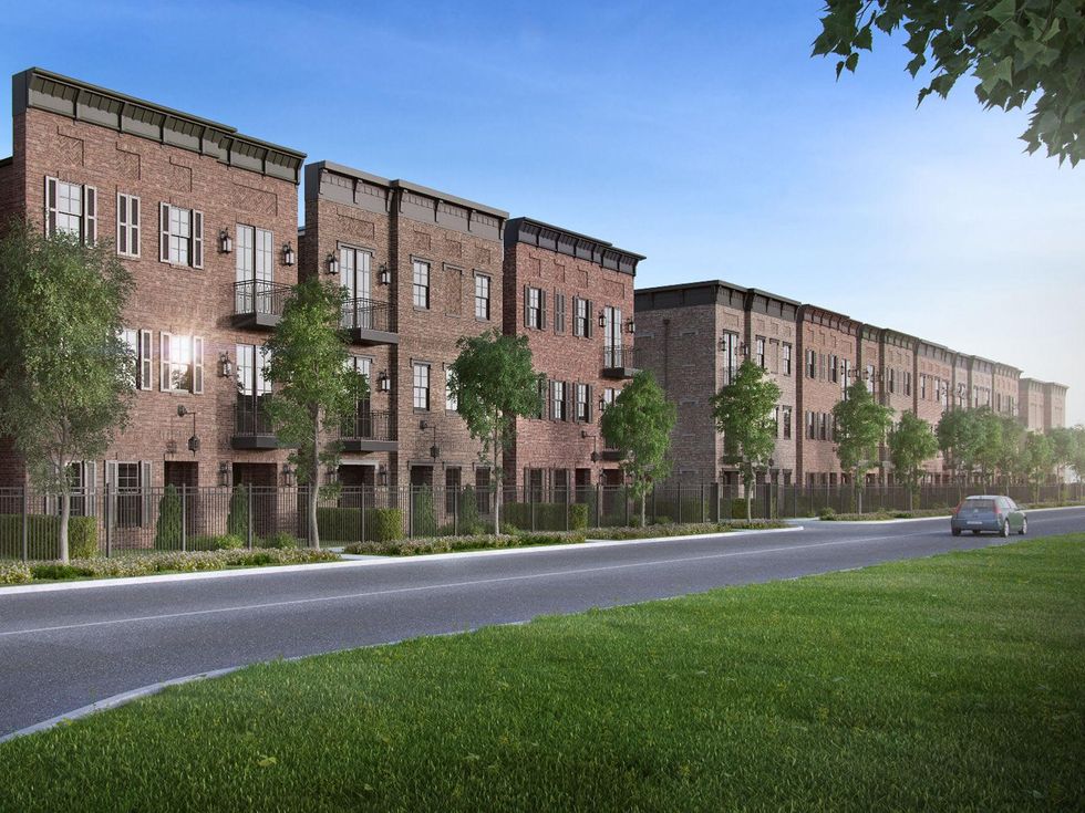 Studemont Heights townhomes rendering March 2015