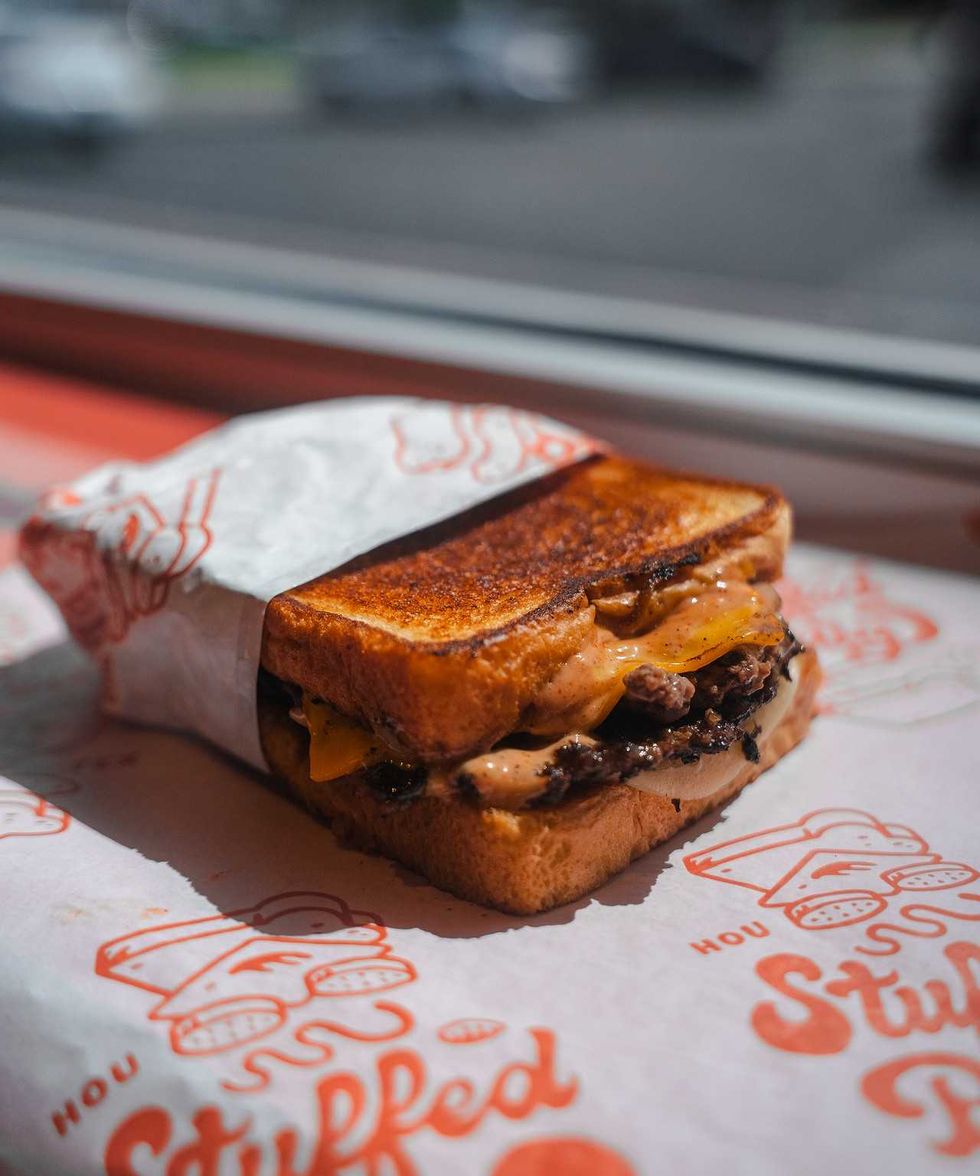 Stuffed Belly patty melt