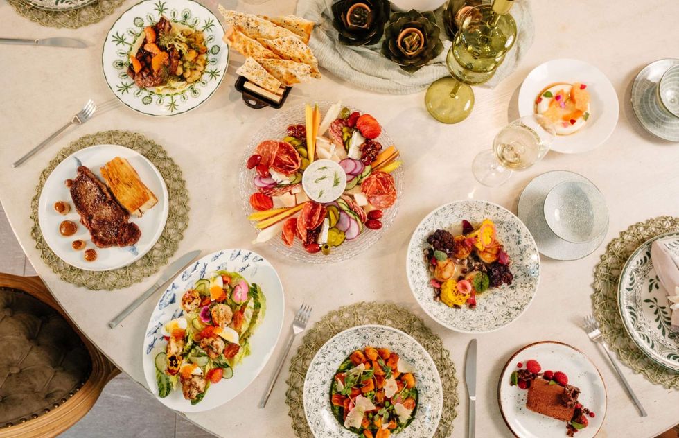 Succulent Fine Dining food spread