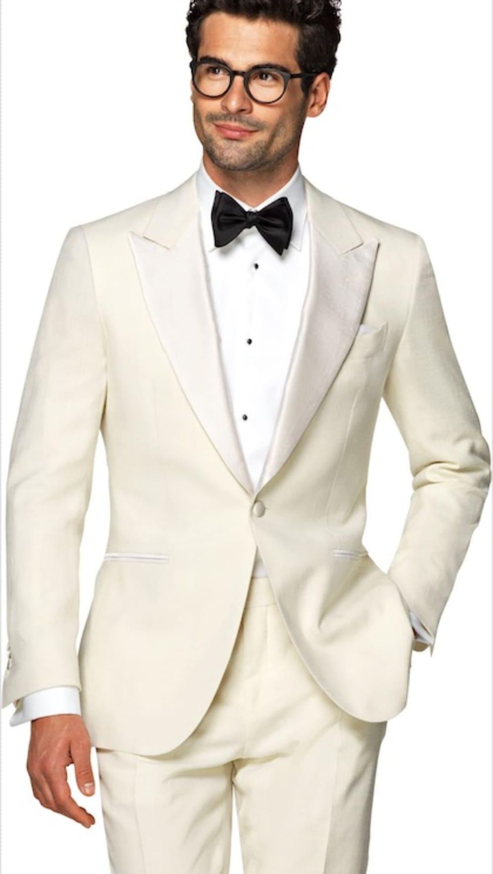 Suitsupply white tuxedo