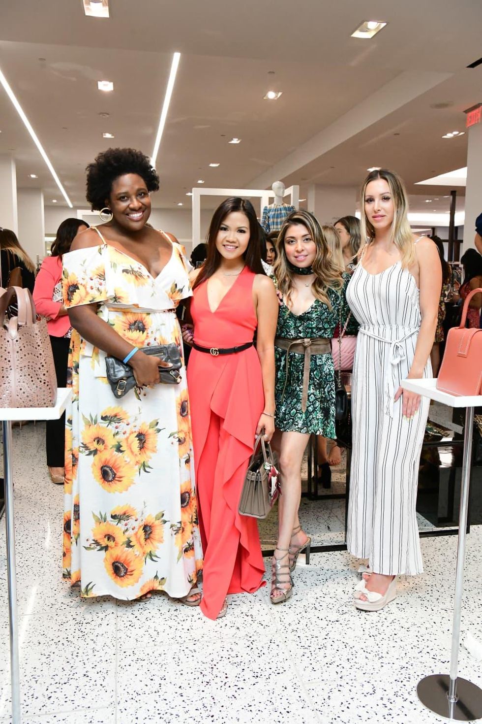 Summer Soiree Dress for Success WOW Tootsies Chelsea Wade, Angelica Bondoc, Steffany Velasquez, Jenniece Wotton