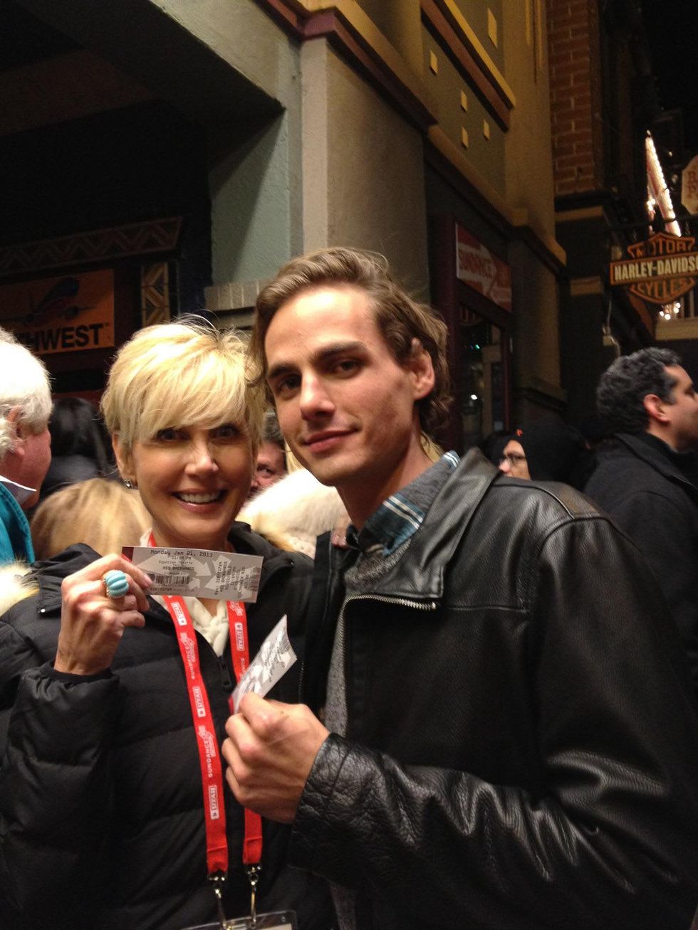 Sundance Film Festival, Jerri Moore, Chris Pinkalla, January 2013