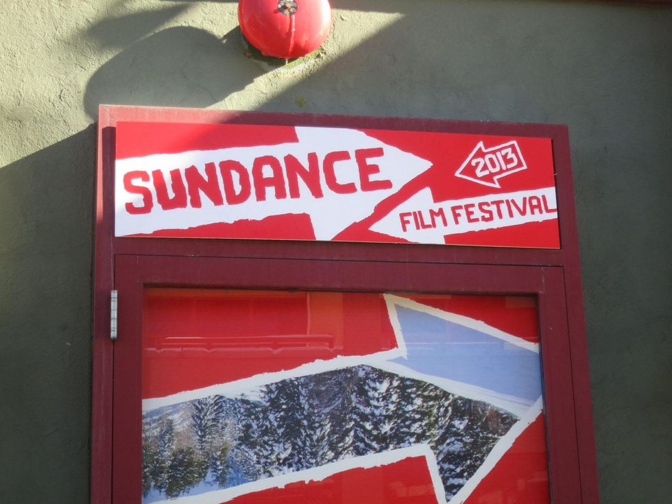 Sundance Film Festival, sign, January 2013