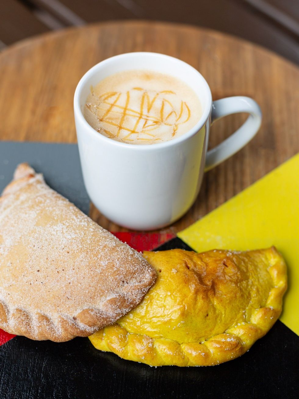 Sunny Coffee at The Flat food