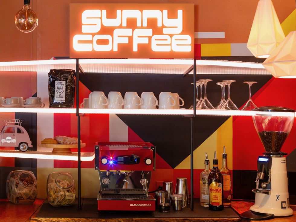 Sunny Coffee at The Flat interior