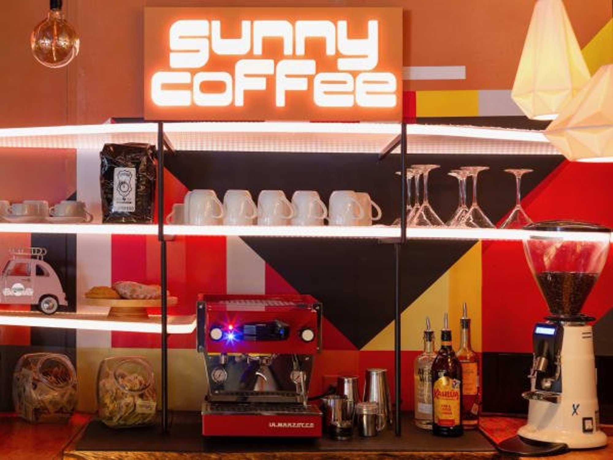 Sunny Coffee at The Flat interior