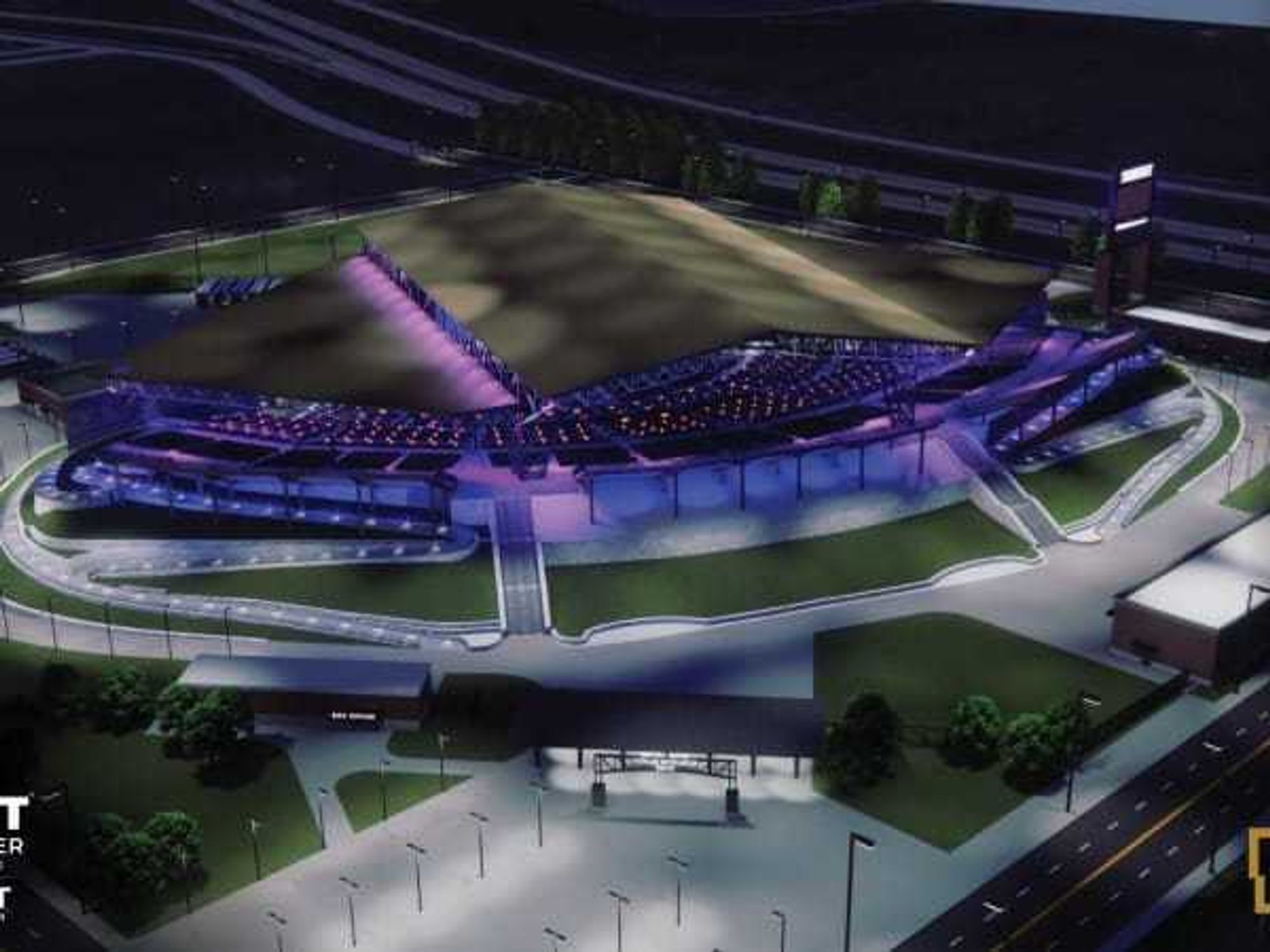 Sunset Amphitheater Houston at Webster rendering
