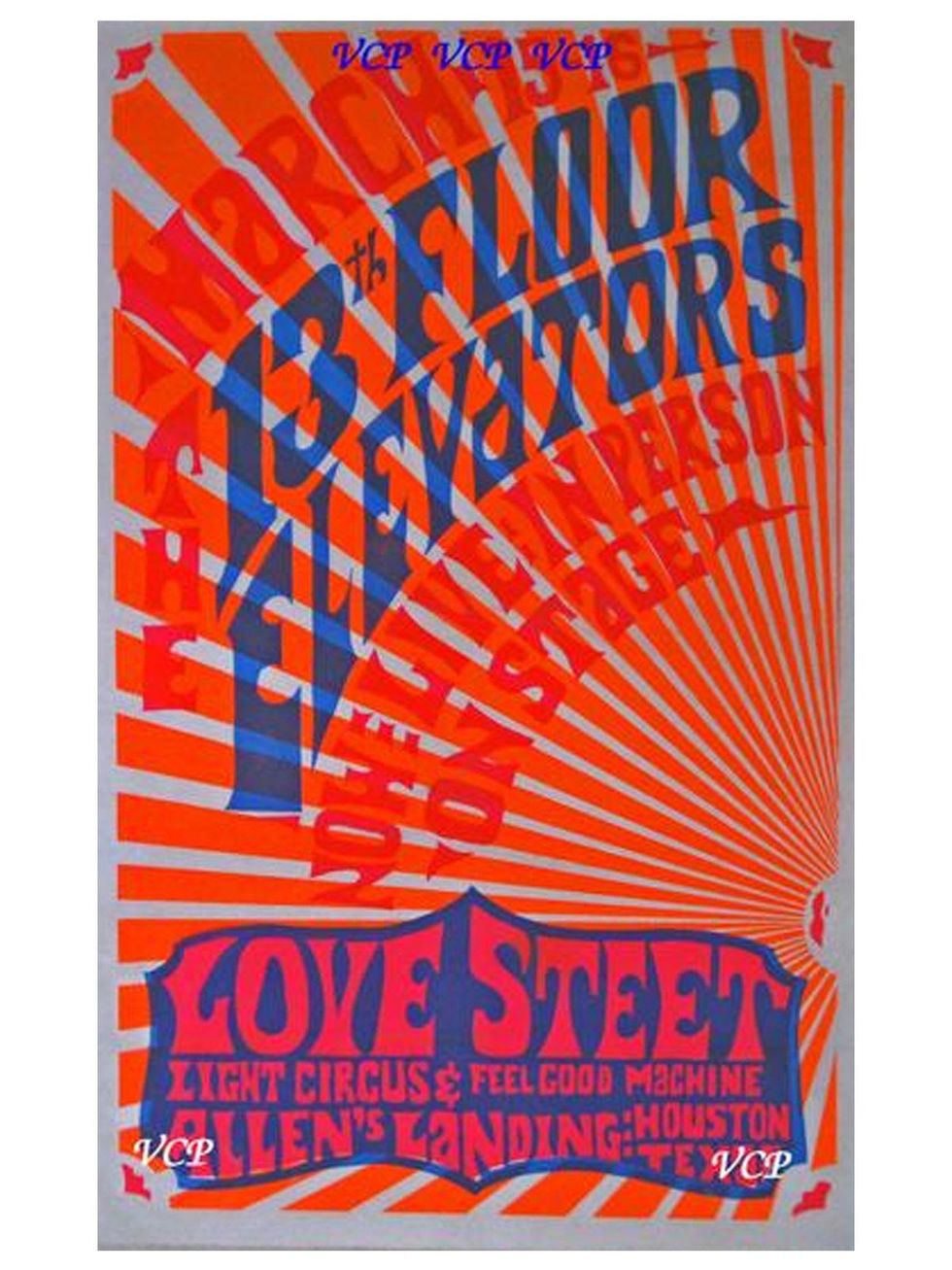 Sunset Coffee Building, Allen's Landing, Love Street poster
