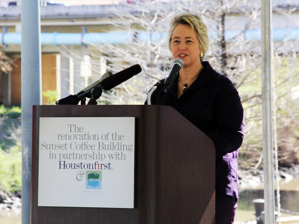 Sunset Coffee Building, Mayor Annise Parker