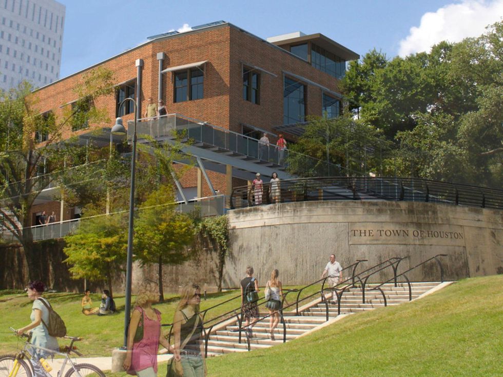 Sunset Coffee Building, renovation, rendering