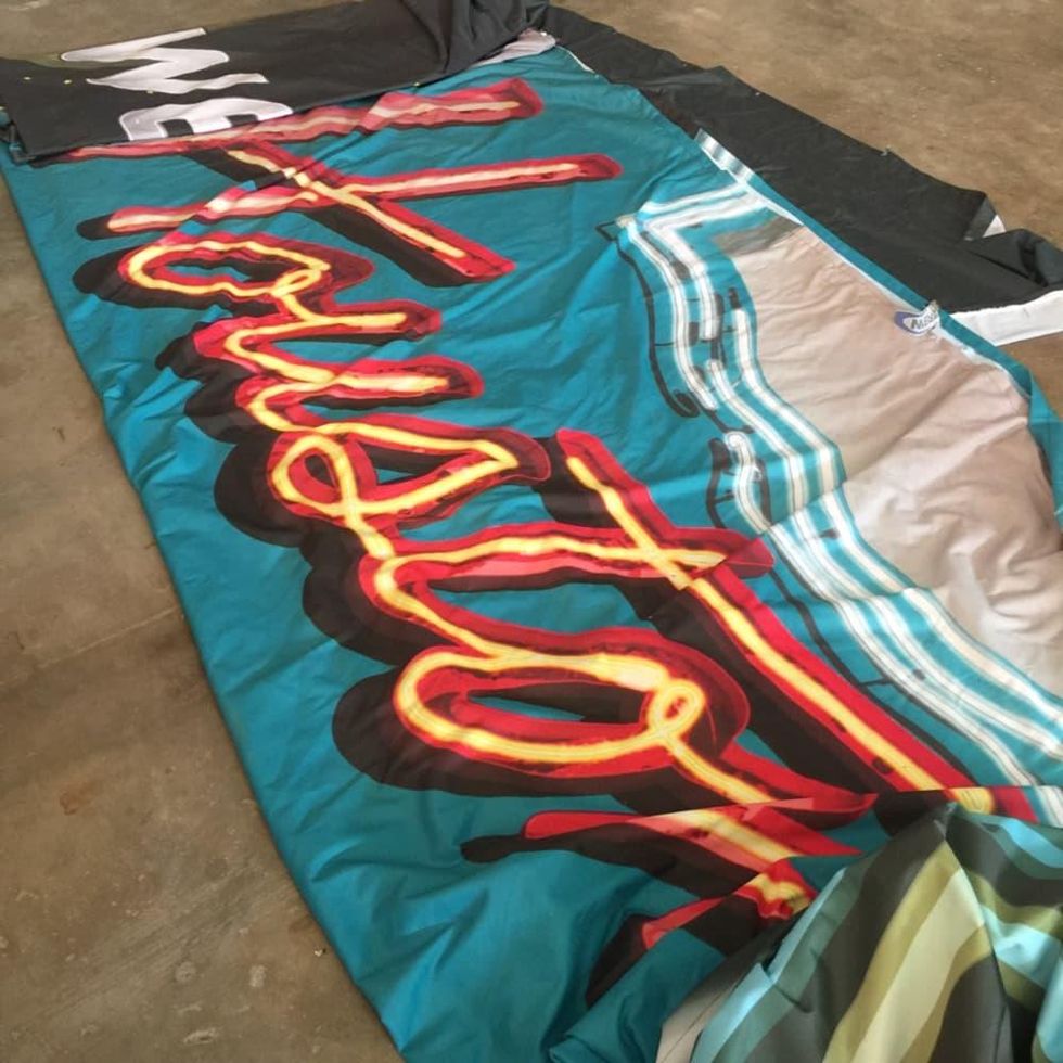 Super Bowl materials that are part of recycling program