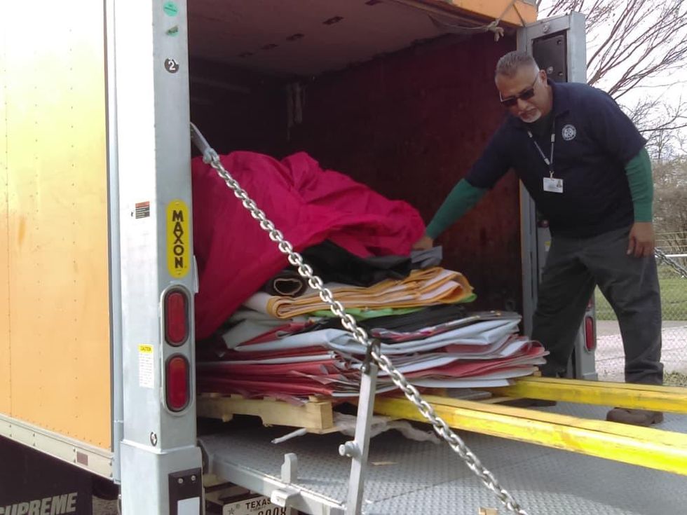 Super Bowl materials that are part of recycling program