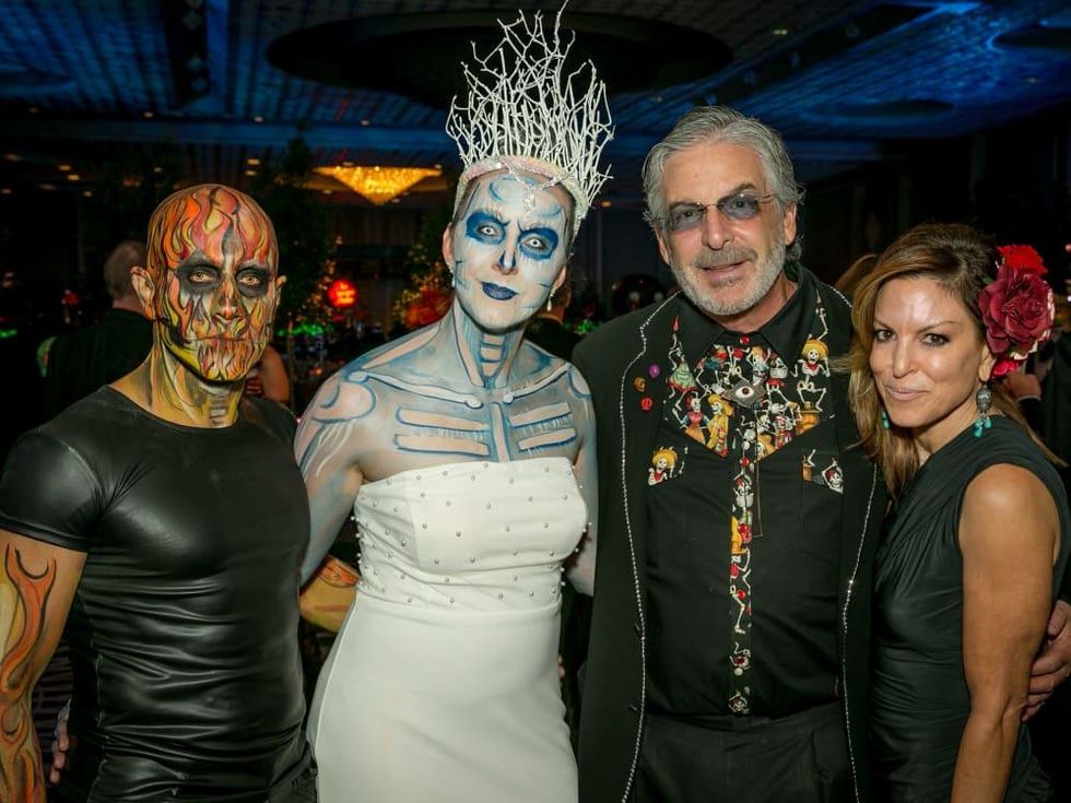 Surena Matin, Misty Matin, Glen Larner, Tracy Levit Larner - Orange Show Gala 2018