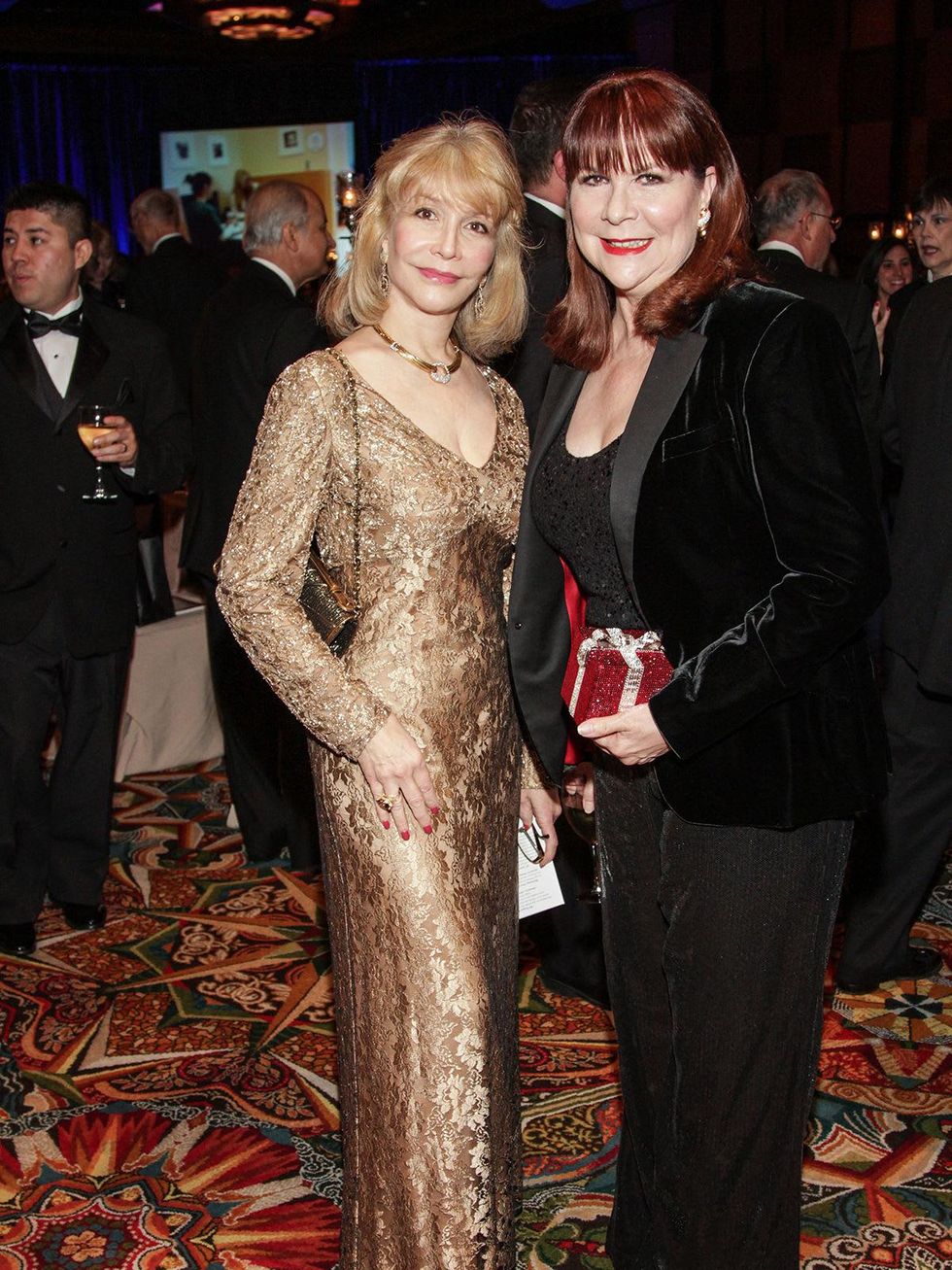 Susan Boggio, left, and Barabra Van Postman at the Citizens for Animal Protection Gala November 2013